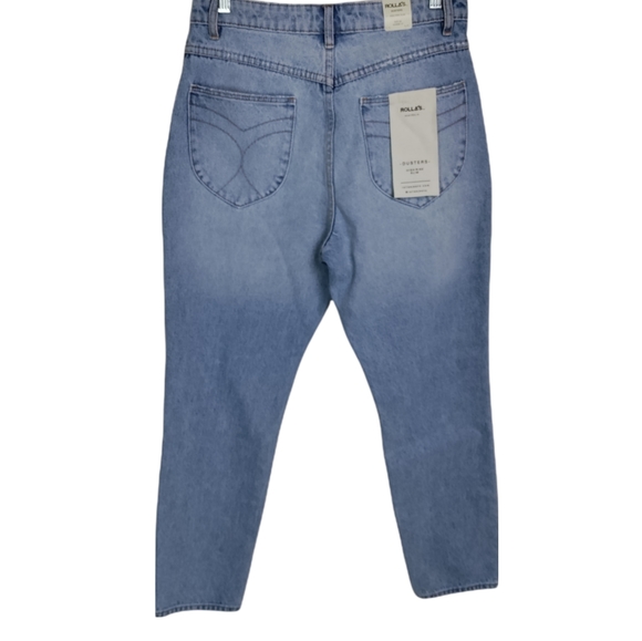 NWT Rolla's Dusters Ankle length Jeans Light Wash High Waisted Size 30 straight - Picture 7 of 9
